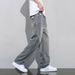 Men's Vintage Washed Denim Jeans - Loose Fit Straight Leg Casual Pants With Starry Design, Summer Lightweight Cotton Comfort_mkmklike.com