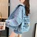 Women's Embroidered Denim Jacket – Vintage Korean Style Cropped Coat – Distressed Boyfriend Fit (S-2XL)_mkmklike.com