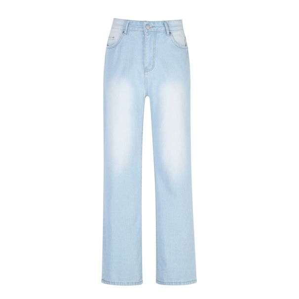 High Waist Wide Leg Jeans For Women – Loose Fit, Long Length, Comfortable & Stylish Casual Pants_mkmklike.com