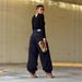 Women's Double Waistband Studded Patchwork Jeans England Style Fashion Denim Regular Fit For Spring/Autumn Summer_mkmklike.com