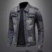 Men's Clothing Motorcycle Fashion Trendy Slim Jacket Retro Casual Handsome Denim Clothes_mkmklike.com