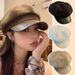 Hot Sale Fashion Hats Solid Plain Octagonal Newsboy Wool Beret Painter Women Ladies Winter Hat Men Cap Casual R3r1_mkmklike.com