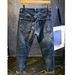 Men's Retro Patchwork Jeans – Distressed Loose Fit Denim Pants With Bear & Random Patches | Edgy Streetwear Style_mkmklike.com