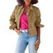Women's Slim-Fit Denim Jacket – Vibrant Summer Colors, Lightweight & Stylish For Casual & Streetwear Looks_mkmklike.com