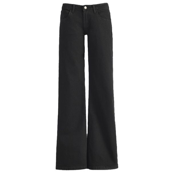 Women's Clothing Low Waist Wide Leg Flared Pants Slim All Match Flared Pants Trend_mkmklike.com