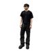 American High Street Black Washed Multi Pocket Workwear Jeans Straight Loose Wide Leg Vibe Pants_mkmklike.com