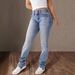Women's Clothing Stretch Slim Fit Jeans Vintage Stretch Skinny Jeans For Women - High Waist Slim Fit Denim Pants With Double Button Design, Dark Blue_mkmklike.com