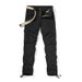 Men's Straight Cut Outdoor Sweatpants Abrasion Resistant Multi-Pocket Cargo Casual Pants_mkmklike.com