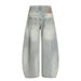 Fake Two-Piece Denim Pants – Punk High-Street Style With Double Waistband & Distressed Wash_mkmklike.com