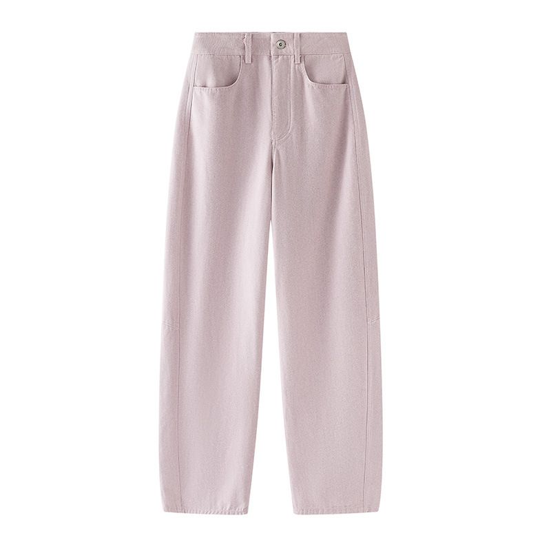 Women's Clothing Spring High Waist Loose Wide Leg Curved Casual Pants Long Sickle Pants_mkmklike.com