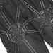 High Street Design Spider Web Denim Straight Men's National Trend Niche Punk Wide Leg Pants_mkmklike.com