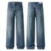 Men's Clothing Retro Cleanfit Straight Leg Jeans Loose Casual Trousers Classic Straight Leg Jeans - Vintage Washed Denim Pants For Cleanfit Style_mkmklike.com