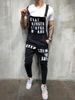 Men's Clothing Bib Pants, Slim Fit, Slim Men's Pants, Cross-border Exclusive, European Popular Men's Bib Pants_mkmklike.com