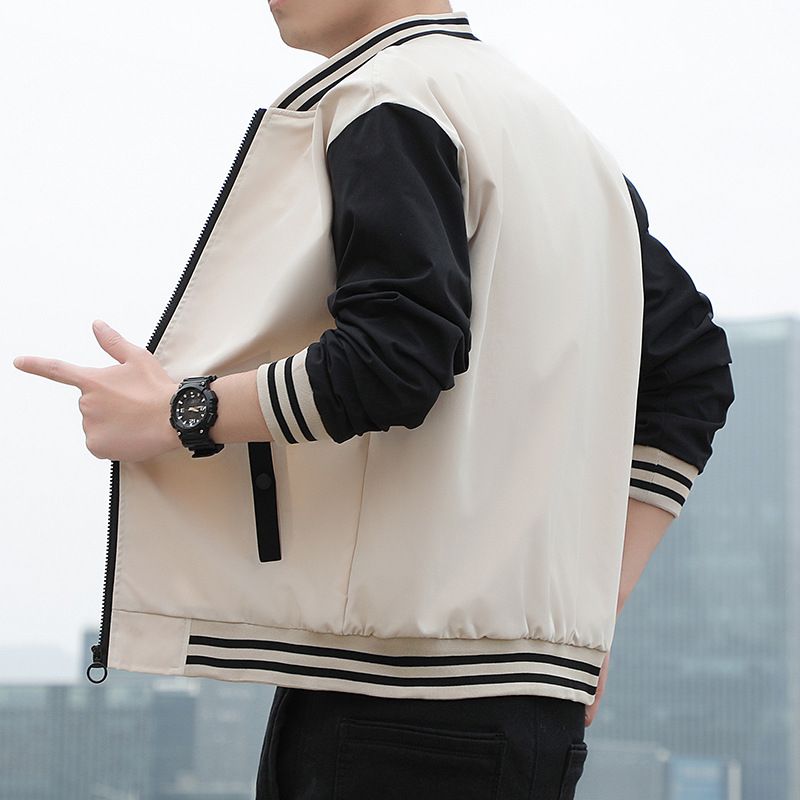 men's casual top collar jacket_mkmklike.com