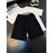 Cleanfit Men's Blue Ripped Denim Shorts Summer Retro Cropped Straight Leg Five Point Pants_mkmklike.com