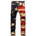 Men's Clothing New Men's Fashion Printed Pattern Jeans Casual Outing Light Luxury Men's Trousers_mkmklike.com
