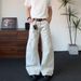 Men's Casual Loose Fit Cargo Pants 3D Cut Deconstructed Curved Blade Retro American Style for Men And Women_mkmklike.com