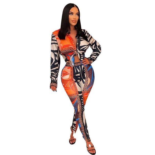 Women's clothing supply sexy printed fashion suit pants_mkmklike.com