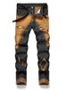 Men's Distressed Retro Straight Leg Jeans Slim Fit Wish Denim Trousers_mkmklike.com
