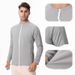 Men's Clothing Sports Jacket Leisure Running Round Neck Zipper Cardigan Sweater Quick-Drying Fitness Breathable_mkmklike.com