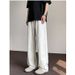 Premium White Jeans For Men – High Street Wide-Leg Trousers With Vintage Wash & Drop-Crotch (S-XXXL) – Minimalist Summer Staple_mkmklike.com