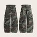 Vintage Camo Cargo Pants With Double Waistband & Oversized Pockets – Relaxed Fit Workwear For Men (S-XXL)_mkmklike.com