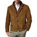's New Spring And Autumn Cross-border Men's American Retro Michigan Work Jacket With A Turn-down Collar, Casual_mkmklike.com