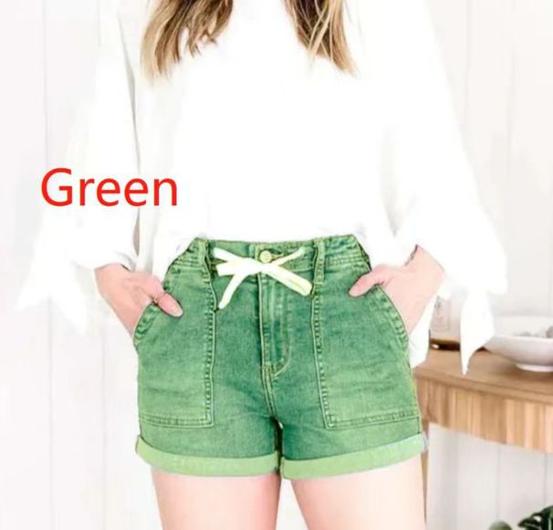 Women's Clothing Denim Pants Elastic Waistband Design Denim Jeans_mkmklike.com