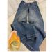High Waist Flared Jeans For Petite Women - Winter Warm Fleece Lined & Star Embellished Wide Leg Pants_mkmklike.com