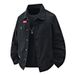 Men's Clothing New Embroidered Denim Jacket Men's Trendy Casual Slim Long Sleeved Top Spring And Autumn Foreign Trade Men's Jacket_mkmklike.com