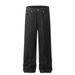 Loose Wide-Leg Stitched Denim Men's Simple Basic Versatile Casual Straight-Leg Pants Oversize Trend_mkmklike.com