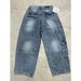 Vintage Washed American Loose-Fit Denim Pants – Oversized Cargo Workwear With Distressed Details, Unisex High Waist Streetwear For Urban Exploration_mkmklike.com