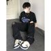 American Style High Ripped Jeans For Men, Summer Rivets, Niche Design Sense, Rugged And Handsome, Explosive Street_mkmklike.com