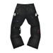 Men's Clothing Loose Straight Leg Work Jeans Trendy High Street Style Splatter Paint Trousers ( Black)_mkmklike.com