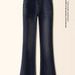 Fleece-Lined Thickened Vintage Color Denim Flared Women, New Autumn And Winter Slim High-Waisted Slimming Pants For_mkmklike.com