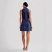 K New Neck Strap Style Slim Fit Long Skirt Denim Dress Women's Wear_mkmklike.com