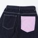 Vibe Design Color Block Cuffed Denim Straight Long Men's Fashion Brand Niche Personality Pocket Stitching Wide Leg Pants_mkmklike.com