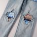 Men's Jeans Fashion American Vintage Print Ripped Jeans Men's Handsome Trendy Men's Pants 1342_mkmklike.com