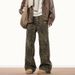 Nordmann Leopard Print Jeans For Men Loose Straight Hip-Hop High Street Casual Pants American Retro Versatile Trendy Cool Long_mkmklike.com