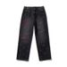 Men's Summer Washed Yellow Mud Dyed Trendy Pants Style Retro Loose Straight Leg Jeans_mkmklike.com