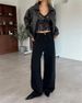 Korean Sweet & Cool High-Waisted Wide-Leg Jeans – Vintage Washed Denim With Side Studs (Dongdaemun Premium, Light Blue Wash)_mkmklike.com