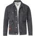 Men's Clothing Trendy Fashion Multi Pocket Lapel Casual Denim Jacket_mkmklike.com