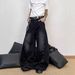 Vintage Washed Distressed Jeans – Oversized Straight-Leg Denim Pants With Eyelet & Blade Design (Sizes S-XXXL)_mkmklike.com