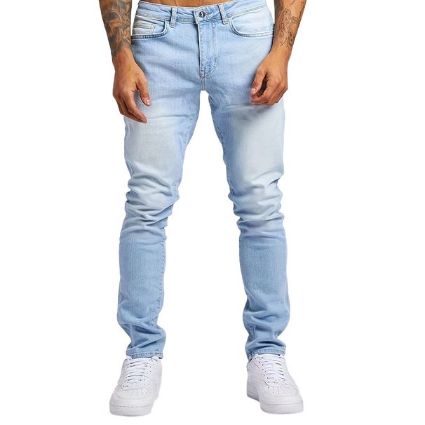 Men's Slim Fit Stretch Denim Jeans - High Elasticity Comfortable Skinny Jeans For Trendy Casual Wear_mkmklike.com