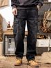 Men's Multi-Pocket Work Jeans - Durable Carpenter Pants For Construction, Welding & Heavy Duty Jobs - Relaxed Fit Stretch Denim With Utility Pockets_mkmklike.com
