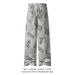 Men's Clothing Unisex Tall Extra Long Loose Straight Leg Denim Trousers Jacquard Fabric Retro Style For Autumn For Formal & Casual_mkmklike.com