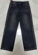 Men's Clothing Men's Jeans New Washed Rivet Denim_mkmklike.com
