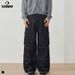 Unisex Vintage Raw Denim Jeans – High Street Workwear Pants With Utility Pockets & Straight-Leg Fit_mkmklike.com