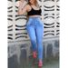 Women's Clothing Sexy Fashion Temperament Large Size Denim Women's Jeans_mkmklike.com