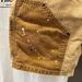 Men's Stylish Patchwork Denim Shorts Casual Loose Fit Straight Leg High End Cropped Shorts Durable_mkmklike.com